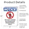 Signmission Do Not Enter Authorized OSHA Notice Sign, Plastic, 7in W x 10in L, 2PK OS-2PACK-NS-P-710-V-11167 - alternate 2